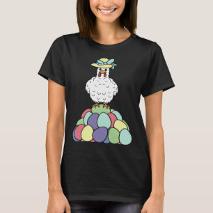 Camiseta Gallo de Pascua extraño sin contexto sobre huevos