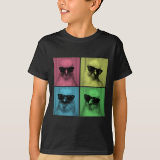 Camiseta Gallo de seda divertido arte pop amante de animale