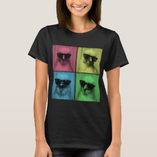 Camiseta Gallo de seda divertido arte pop amante de los ani