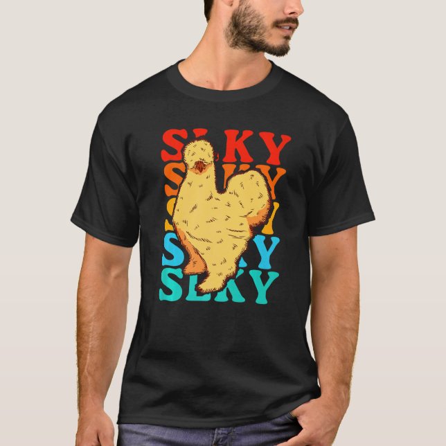 Camiseta Gallo de seda vintage (Anverso)