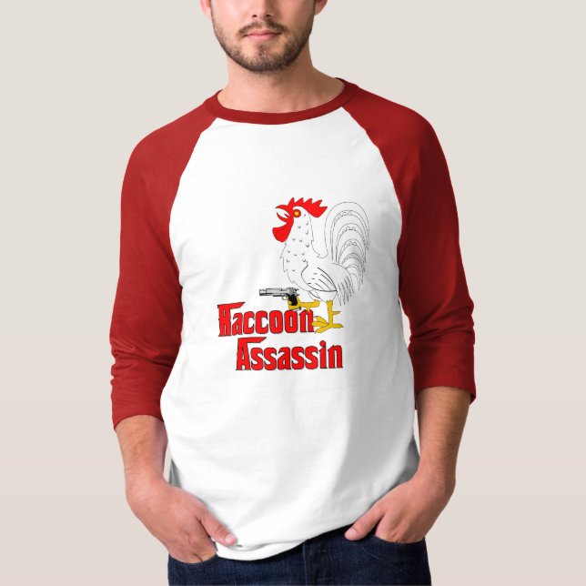 Camiseta Gallo del asesino del mapache (Anverso)