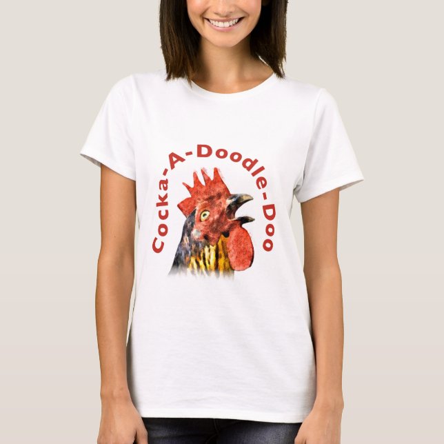 Camiseta Gallo del Gallo-UNO-Doodle-Doo (Anverso)