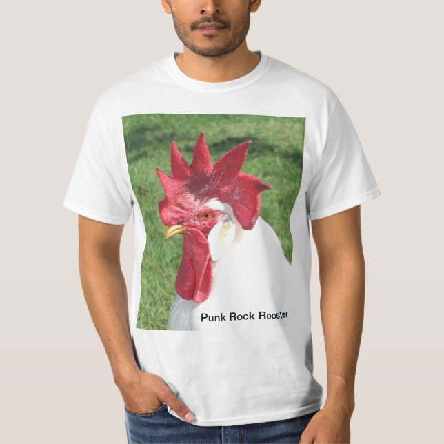 Camiseta Gallo del punk rock (Anverso)