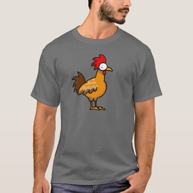 Camiseta Gallo divertido (Anverso)