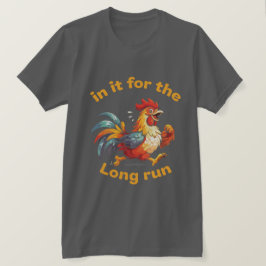 Camiseta Gallo Divertido Corriendo – Para la Carrera Larga