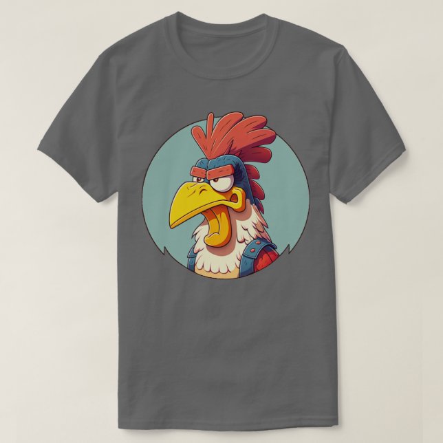 Camiseta gallo duro (Diseño del anverso)