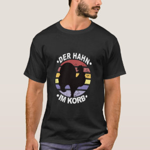 Camiseta Gallo en Cesta Gallinero Aves Gallina Pollo