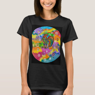 Camiseta gallo enamorado