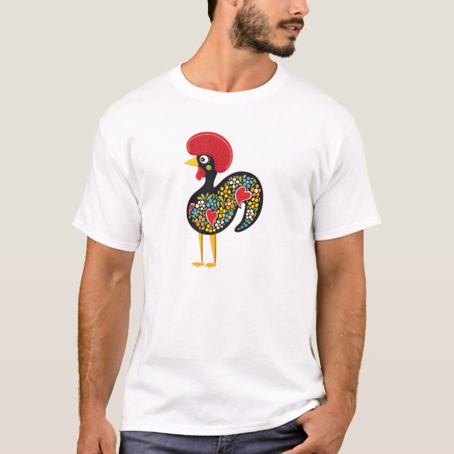 Camiseta Gallo famoso de Barcelos Portugal Nr. 07 (Anverso)