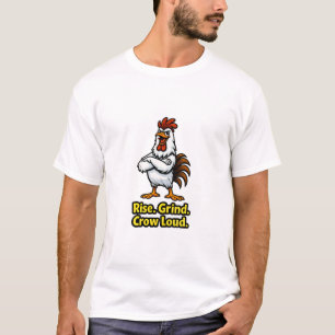 Camiseta Gallo Fuerte Grane Ruido – Divertido Inspirador