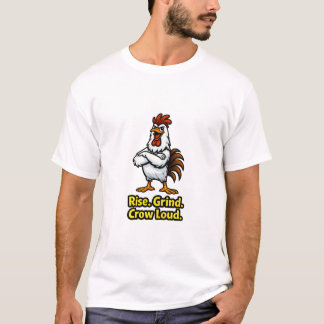 Camiseta Gallo Fuerte Grane Ruido – Divertido Inspirador