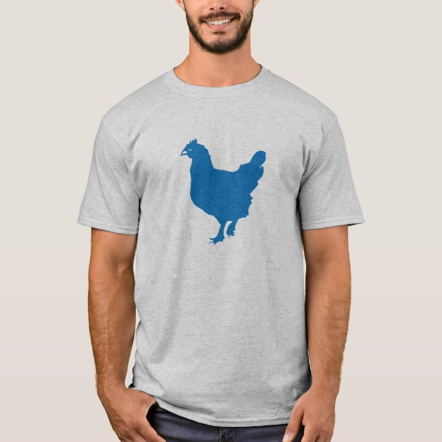 Camiseta gallo gallina chicken (Anverso)