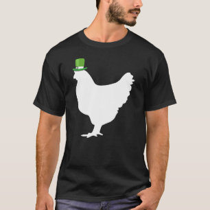 Camiseta Gallo Gallina Duende Irlandés Día de San Patricio
