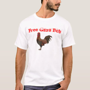 Camiseta gallo, Gaza libre Bob