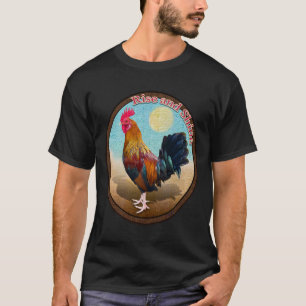 Camiseta Gallo Gitano de Key West Rise and Shine Vintage Ov