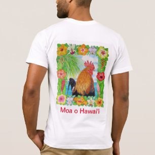 Camiseta Gallo hawaiano
