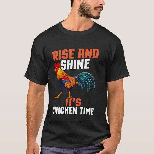 Camiseta Gallo Mañanero Granja Divertida (Anverso)