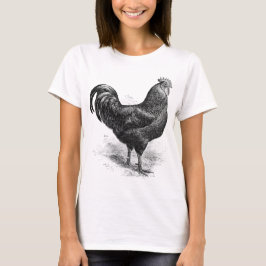 Camiseta gallo negro de Java
