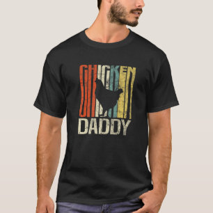 Camiseta Gallo papá granjero grunge retro de pollo
