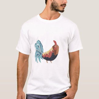 Camiseta gallo pintado