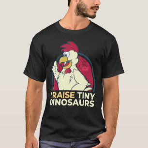 Camiseta Gallo Pollito Divertido Vintage Crío Dinosaurios P