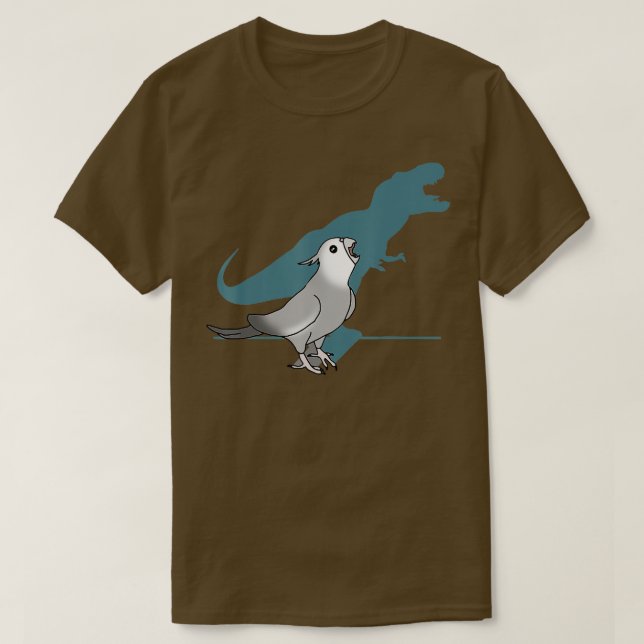 Camiseta gallo rex blanco con cara de coctel Funny grises d (Diseño del anverso)