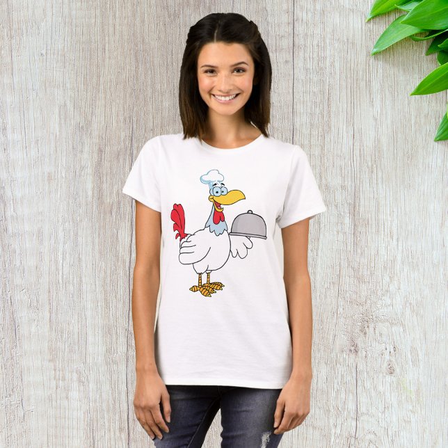 Camiseta Gallo Sirviendo Comida (Subido por el creador)