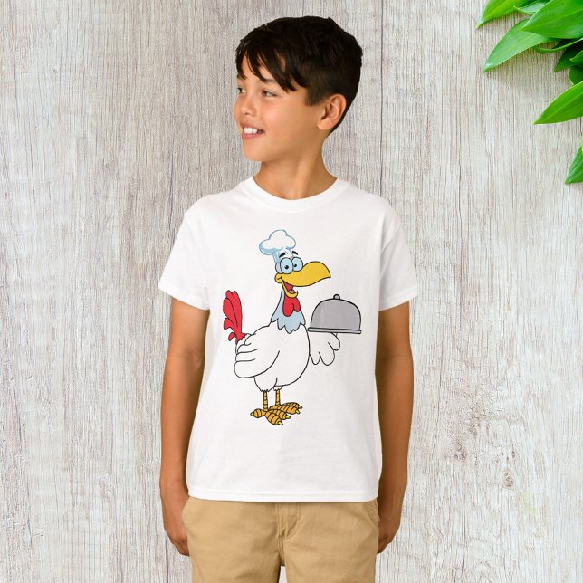 Camiseta Gallo Sirviendo Comida (Subido por el creador)