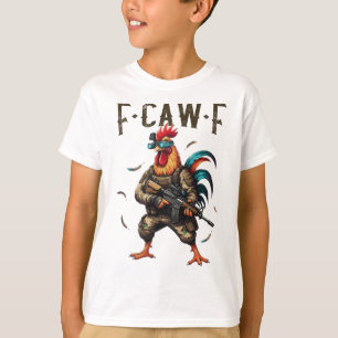 Camiseta Gallo táctico de pollo camuflaje divertido militar