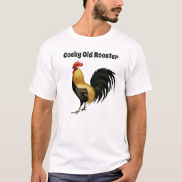 Camiseta Gallo viejo, con gráfico de gallo