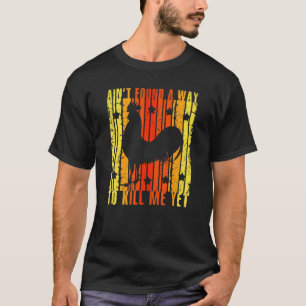 Camiseta Gallo Vintage No Encontró Una Forma De Posarse Pol