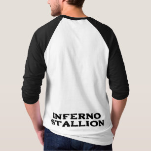 Camiseta Gallop de la bengala: caballo Naranja con Inferno 