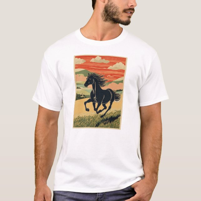 Camiseta "Gallop salvaje" (Anverso)
