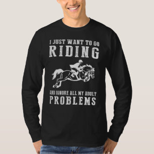 Camiseta Gallop to Glee: Caballos viajando sin problemas pa