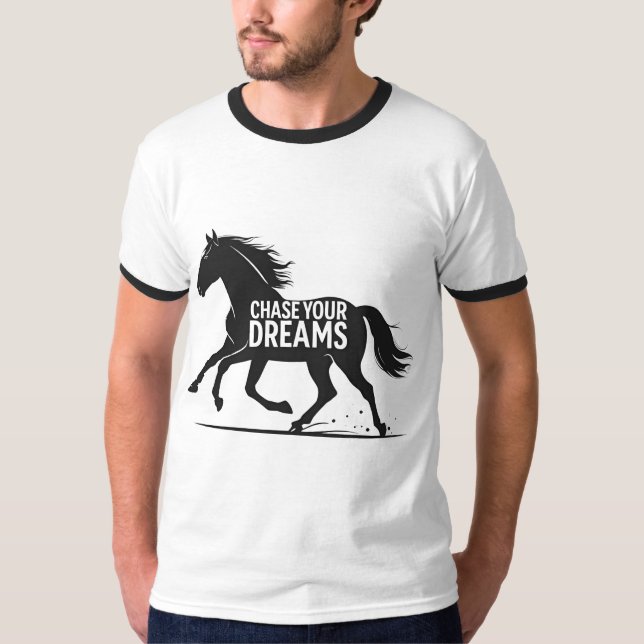 Camiseta Galloping Horse Silhouette (Anverso)