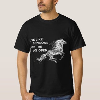 Camiseta Galloping Live Como Alguien Dejó La Puerta Abierta