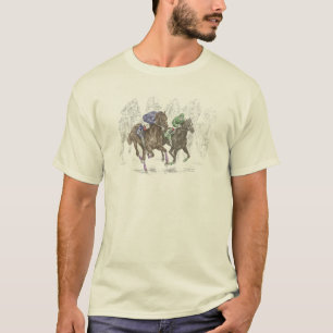 Camiseta Galloping Race Horses