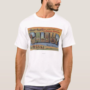 Camiseta Gallup, New México - escenas grandes 2 de la letr