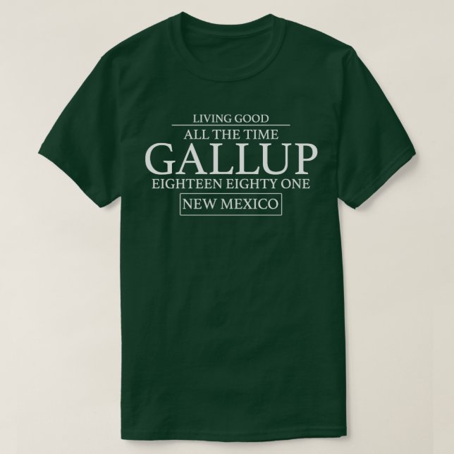 Camiseta Gallup Nuevo México 3 (Diseño del anverso)