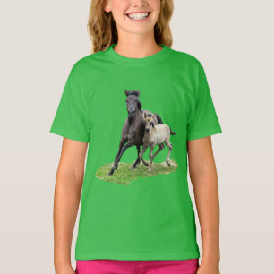 Camiseta Galope lindo del potro de Dulmen de la yegua