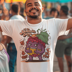 Camiseta Galore de uva: Caricatura con Jabuticaba