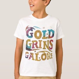 Camiseta Galore Gold Grins