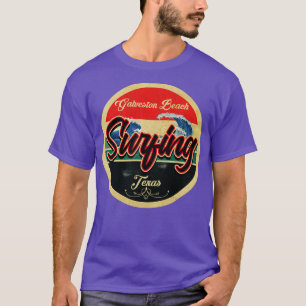 Camiseta Galveston Beach Texas Surf