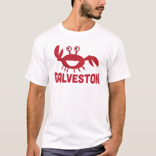 Camiseta Galveston - Cangrejo rojo divertido