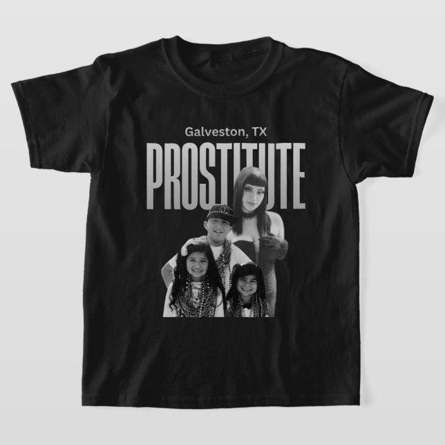 Camiseta Galveston Texas Prostitute MOM with Kids (Distribución)