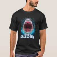 Galveston Texas Vacation Great White Shark Beach T
