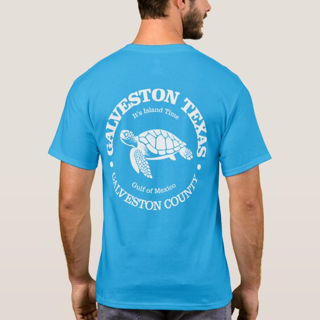 Camiseta Galveston (tortuga marina) (Reverso)