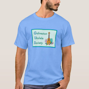 Camiseta Galveston Ukulele Society GUS Logo Permanente T-Sh