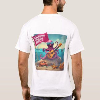 Camiseta Galveston Ukulele T-shirt F&B Octopus masculino