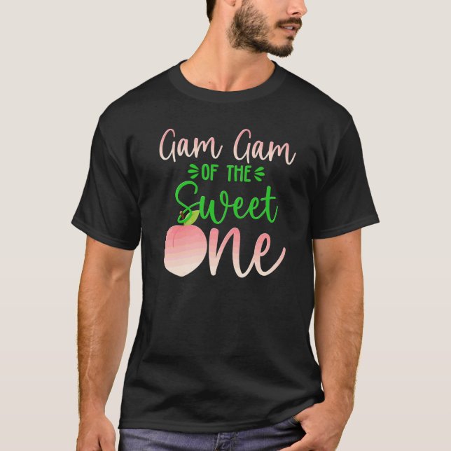 Camiseta Gam Gam Of Birthday One Peach Primera Fruta De Ver (Anverso)